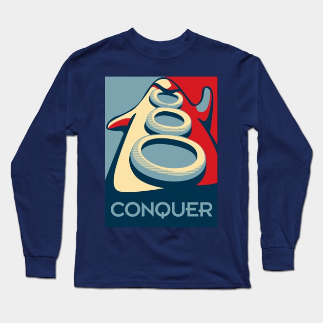 Conquer Long Sleeve T-Shirt by RetroFreak